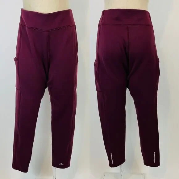 HOT Ll Bean Ladies Fleece Lined Pants Bean Pants Jumpsuits Ll